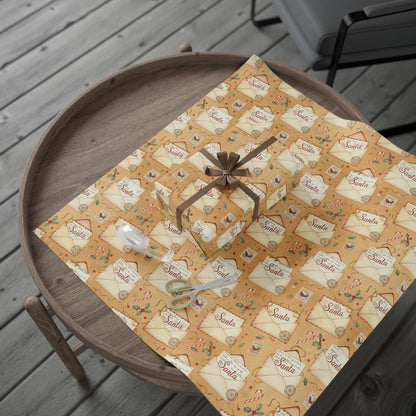 Santa Letter Wrapping Paper