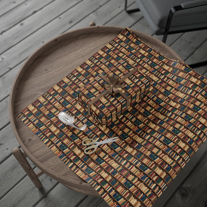 Vintage Bookshelf Wrap