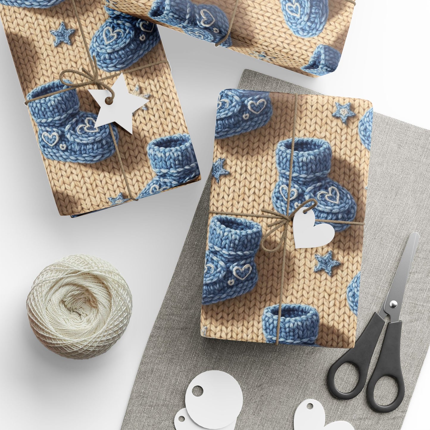 Blue Baby Booties