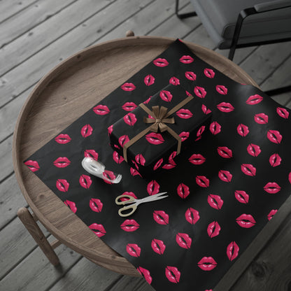 Bold Pink Kiss Wrap