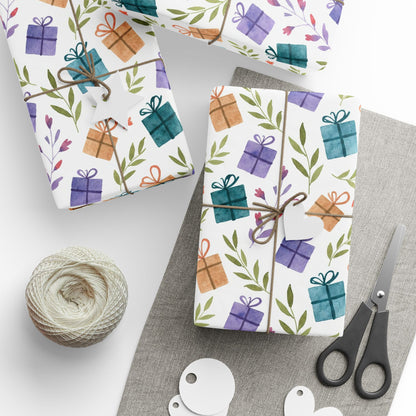 Watercolor Gift Wrap