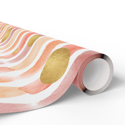 Pink Watercolor Stripes
