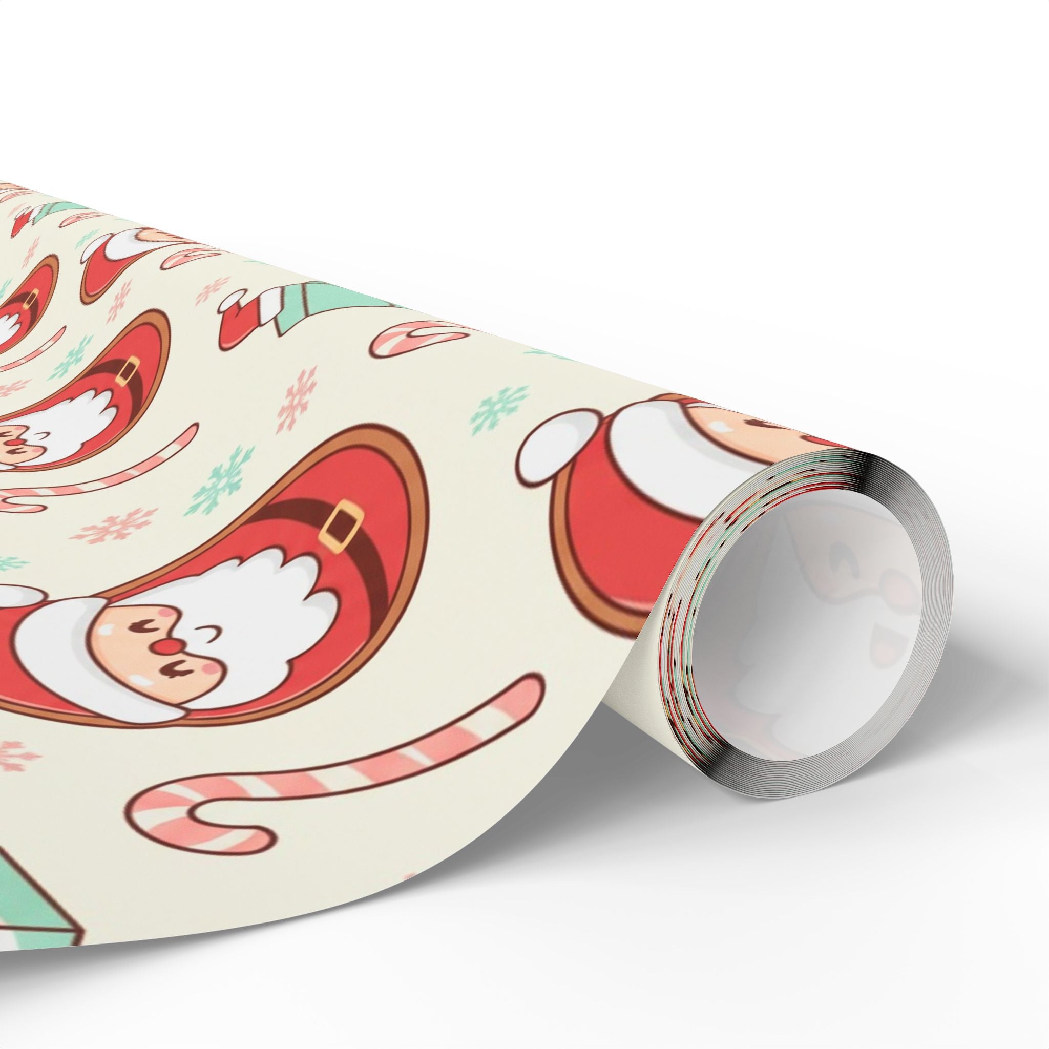 Christmas Cookies & Milk Wrapping Papers - Festive Holiday Gift Wrap, Cartoon Style Design, Cheerful Accents, Fun and Playful Presents