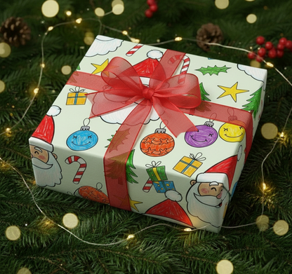 Kids Scribble Santa