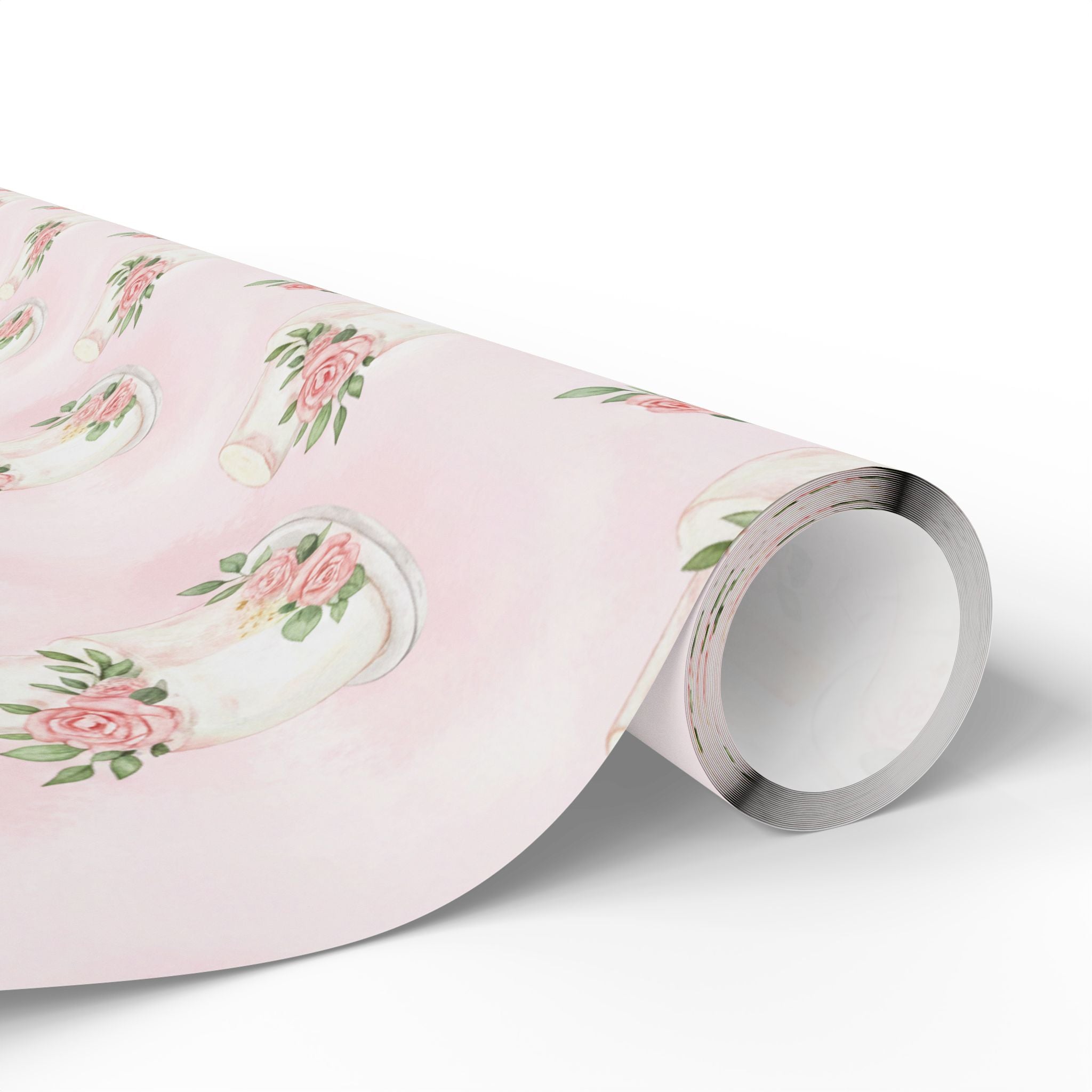 Wedding Cake Wrapping Paper | Pink Rose Pattern | Wedding