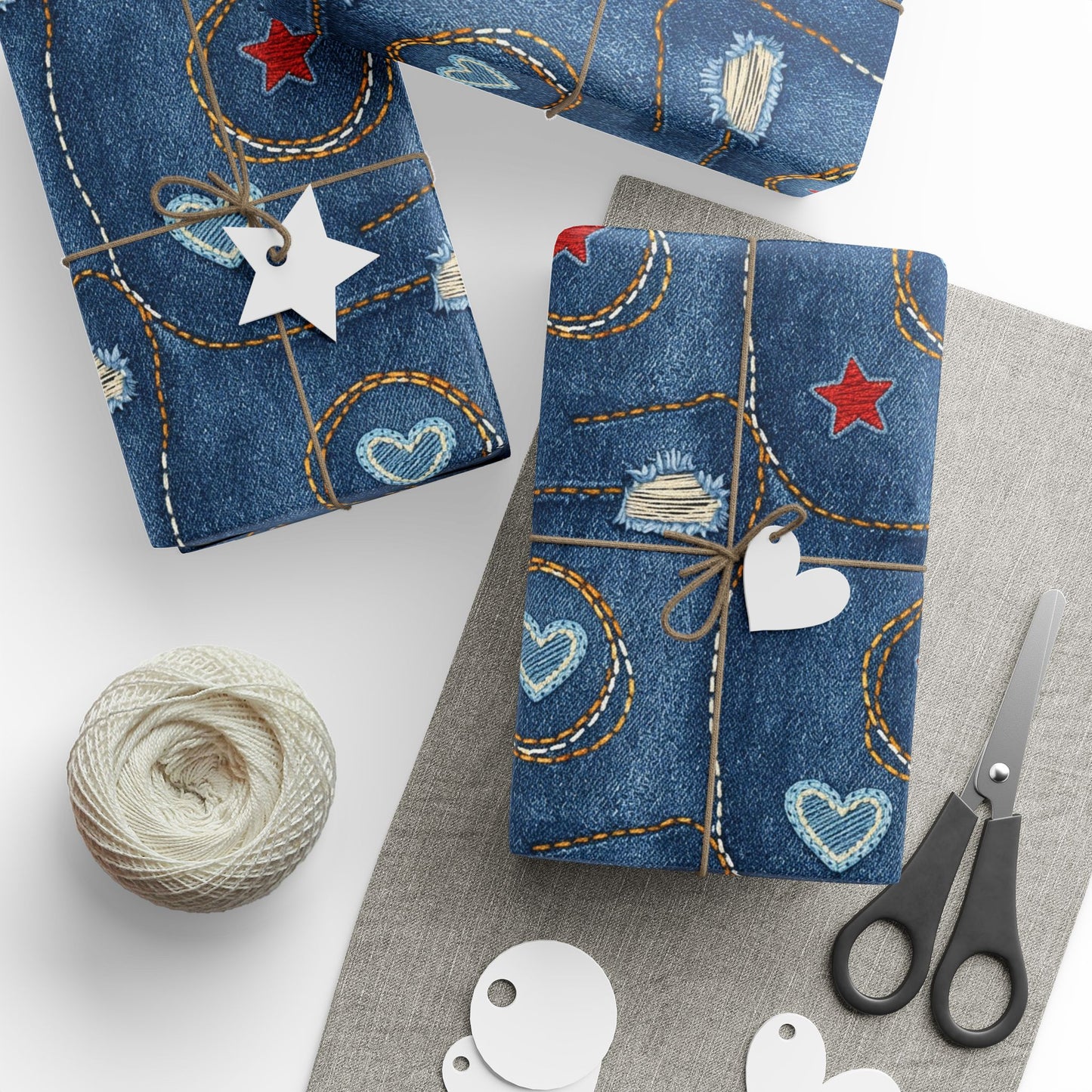 Denim Hearts