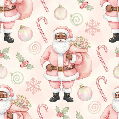 Blush in Black Santa