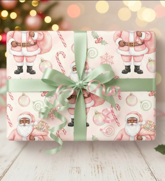 Blush in Black Santa