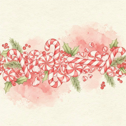 Candy Cane Circle