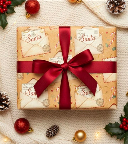 Santa Letter Wrapping Paper
