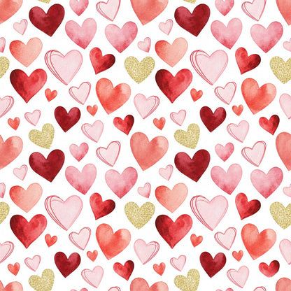Watercolor Hearts