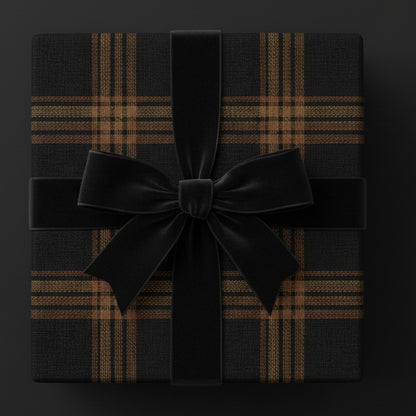 Rust Plaid Wrap