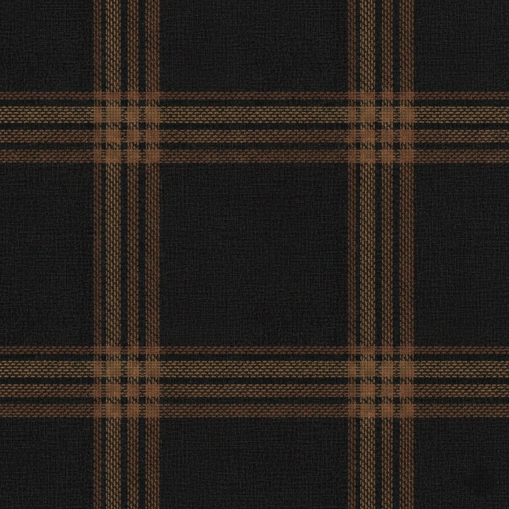 Brown Plaid Wrapping Paper | Black and Rust Plaid Gift Wrap