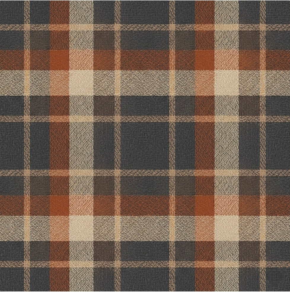 Brown Plaid Buffalo Check Wrapping Paper | Plaid Gift Wrap Roll
