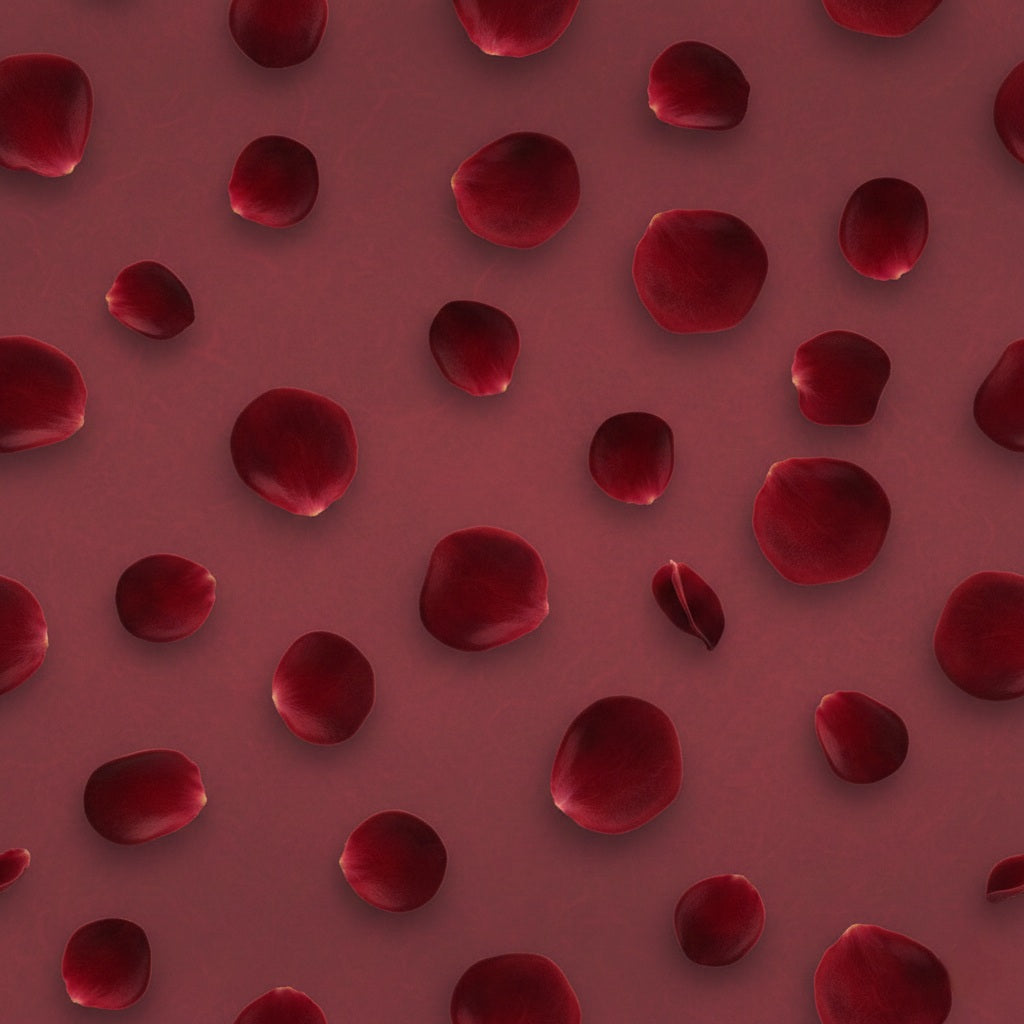 Red Rose Petals Texture Valentine Wrapping Paper | Burgundy Dot Gift Wrap Roll