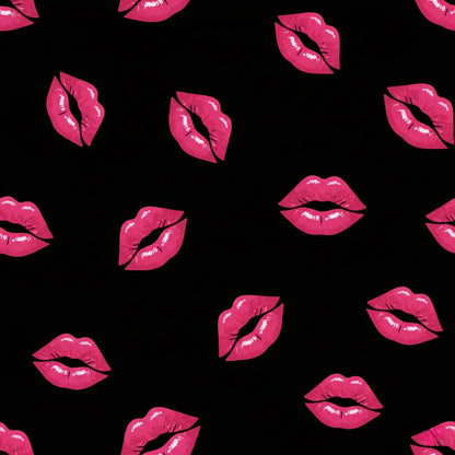 Bold Pink Kiss Wrap