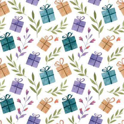 Watercolor Gift Wrap