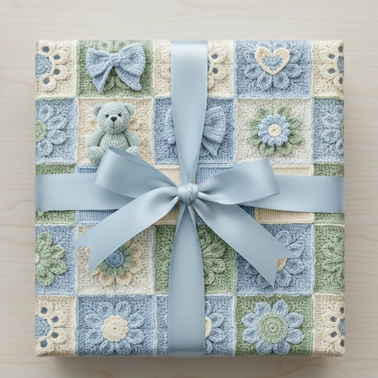 Baby Blue Patchwork