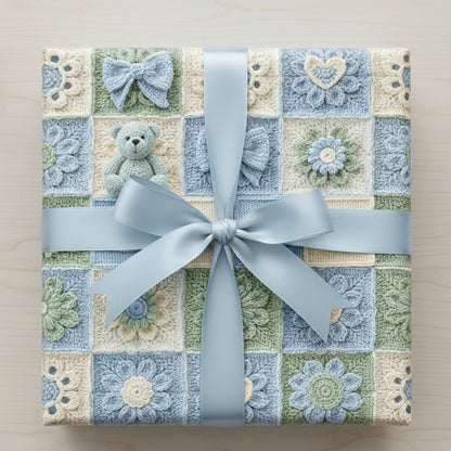 Baby Blue Patchwork