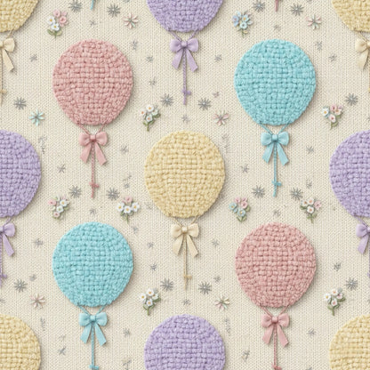 Knit Birthday Balloons