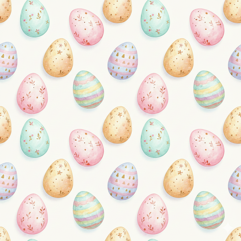 Pastel Easter Eggs