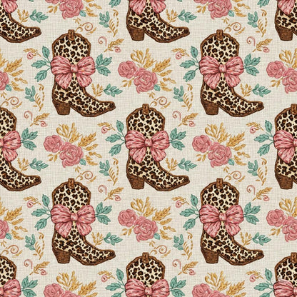 Floral Boots