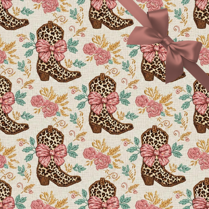 Floral Boots