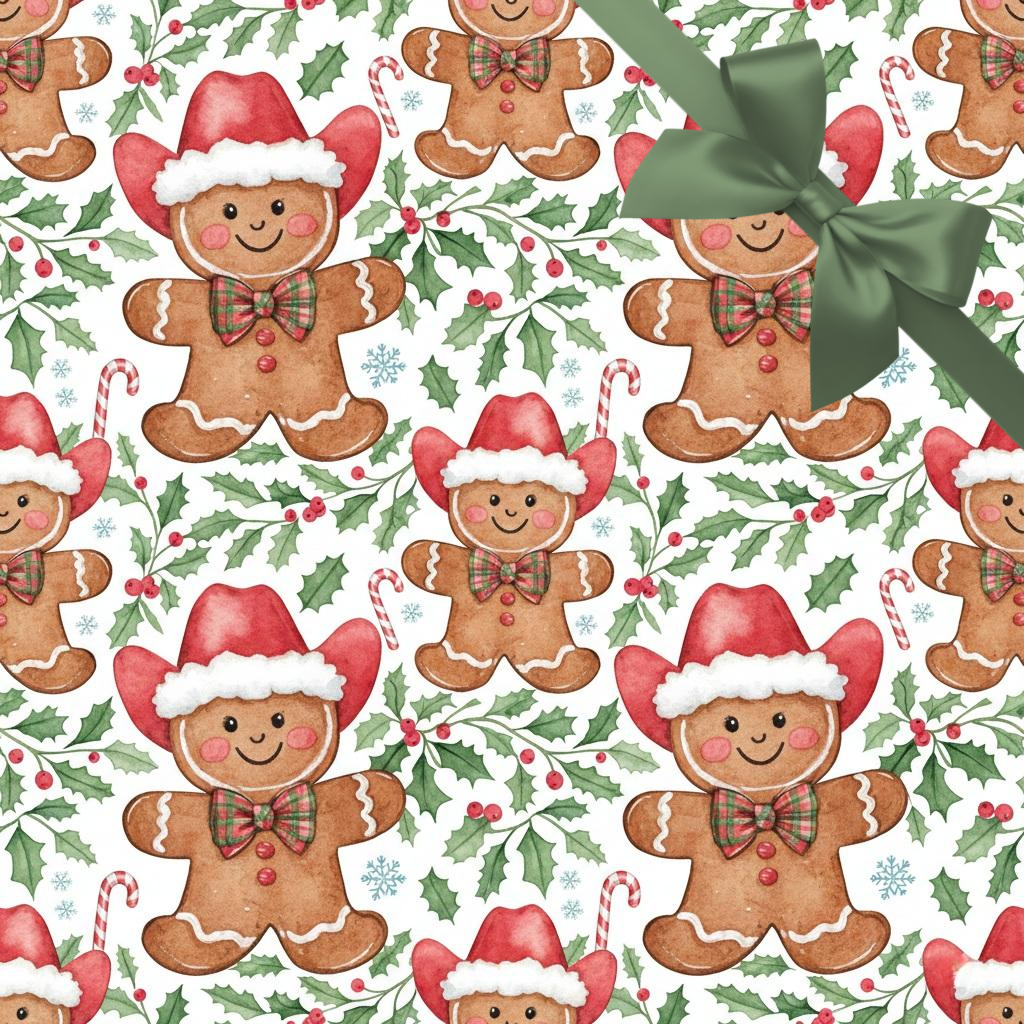 Gingerbread Cowboy Santa