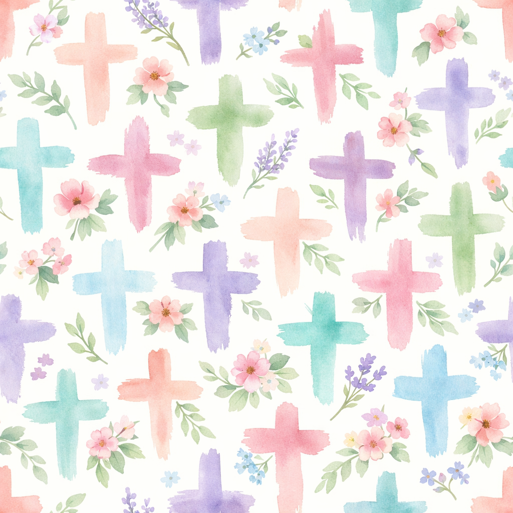 Pastel Crosses