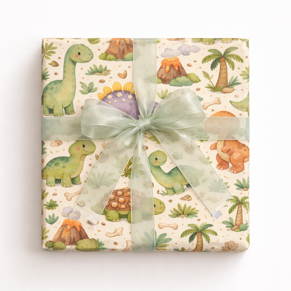 Watercolor Dinosaurs