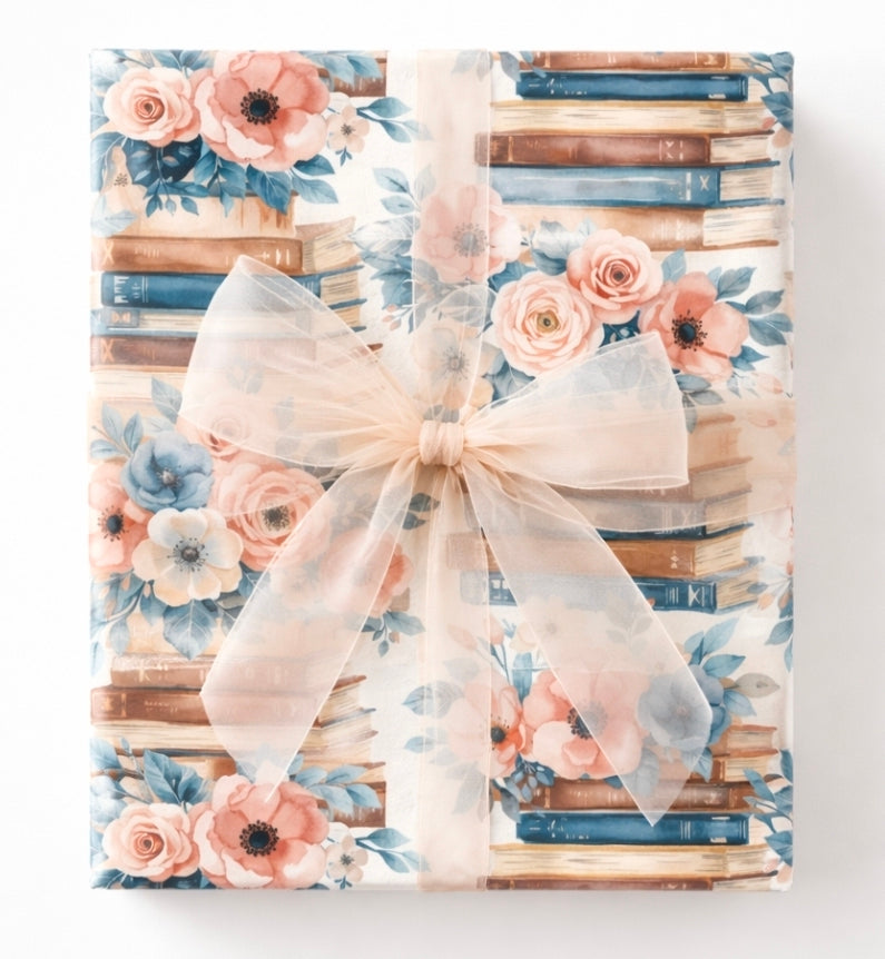 Watercolor Vintage Books