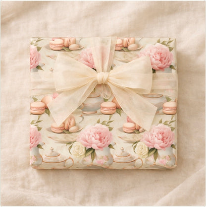 Vintage Teapot with Roses