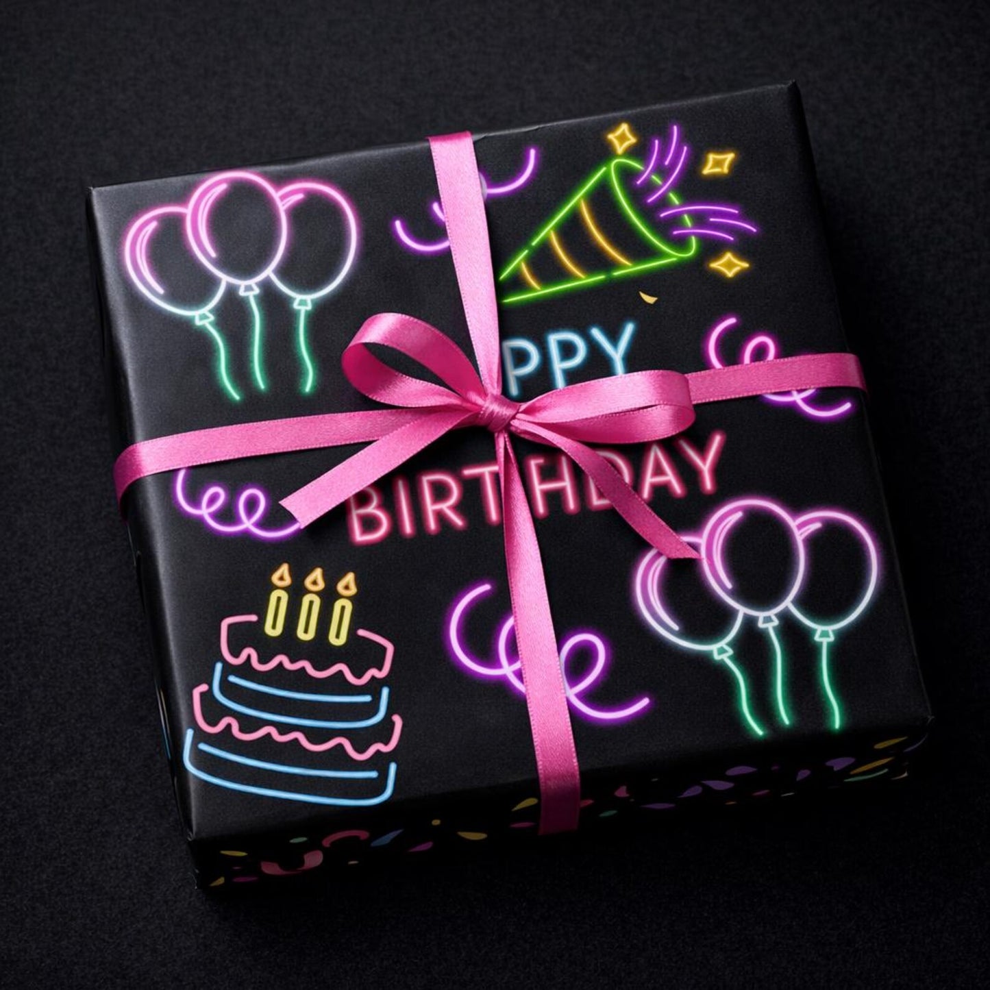 Neon Happy Birthday