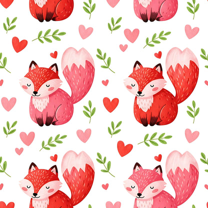 Fox and Hearts