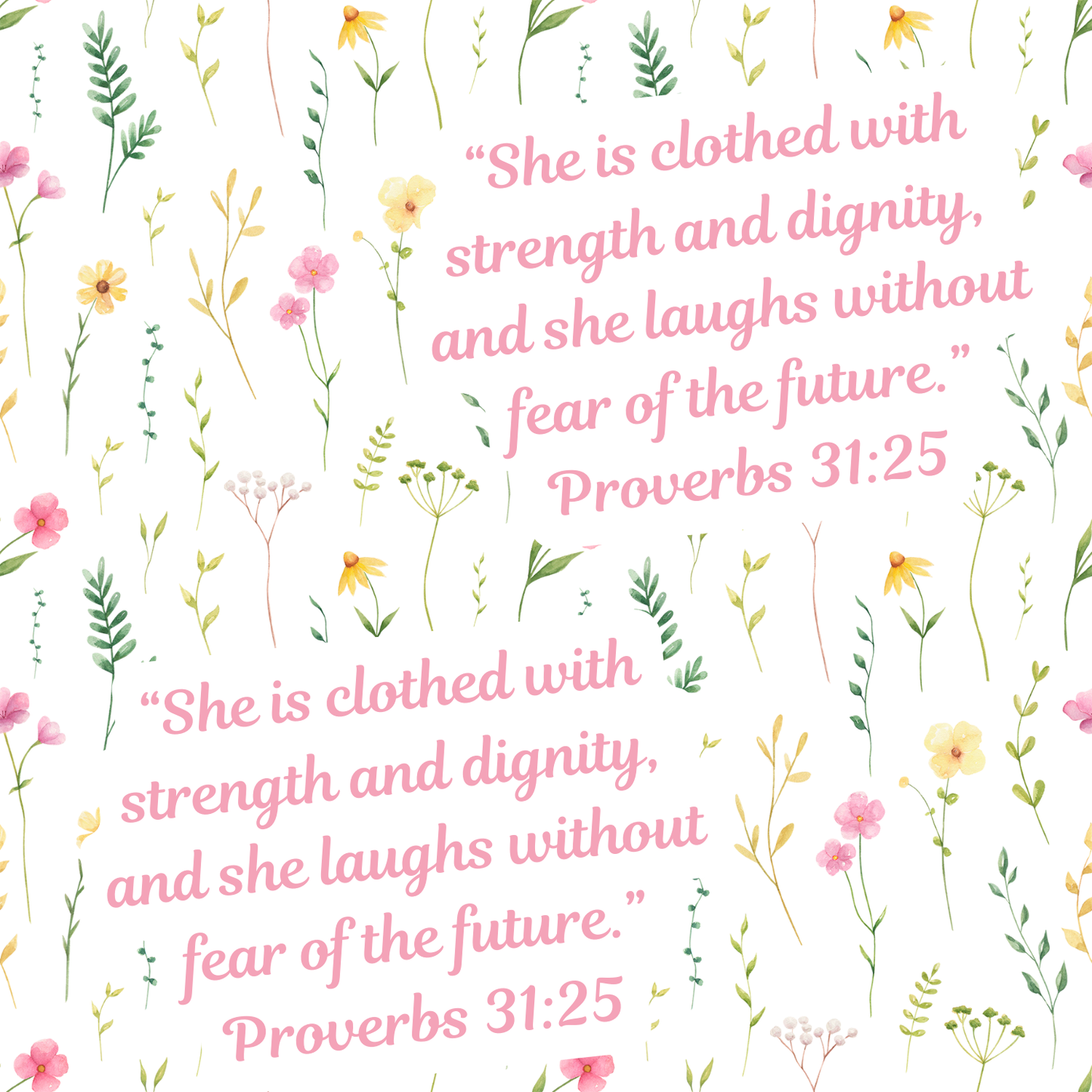 Floral Scripture