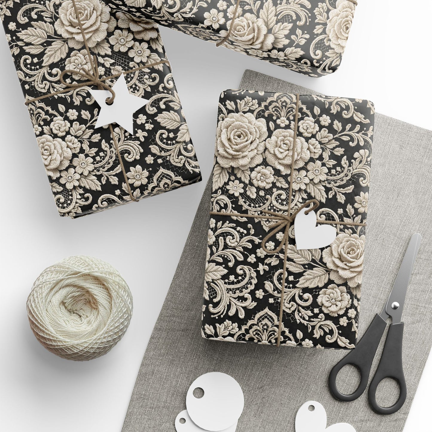 Black & Ivory Lace