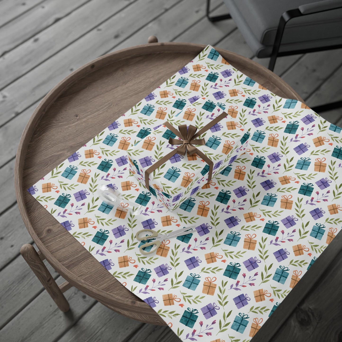 Watercolor Gift Wrap