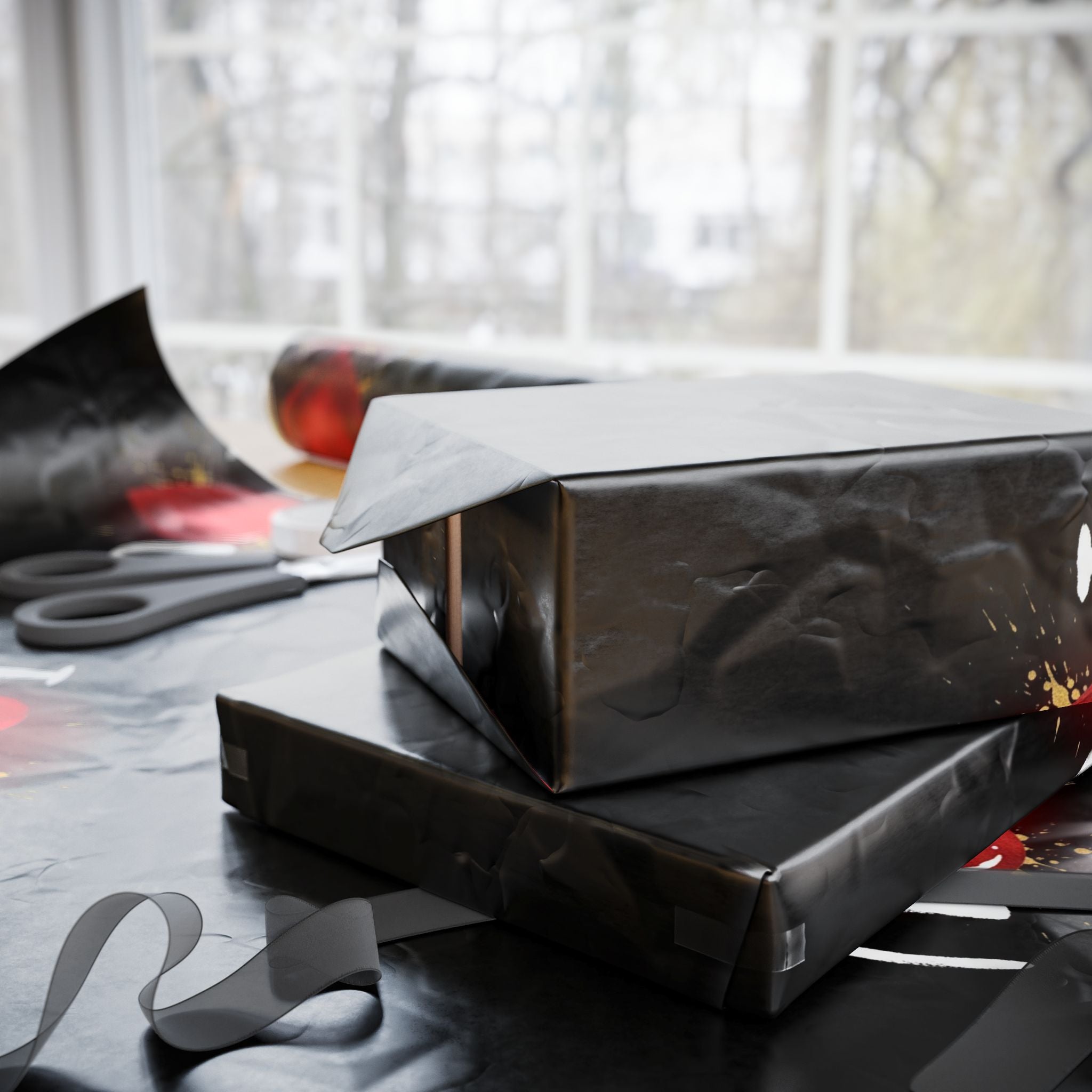 I  U Heart Pattern Wrapping Paper | Romantic Valentine Gift Wrap