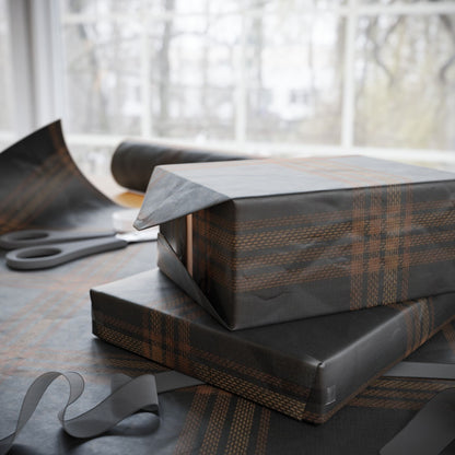 Rust Plaid Wrap