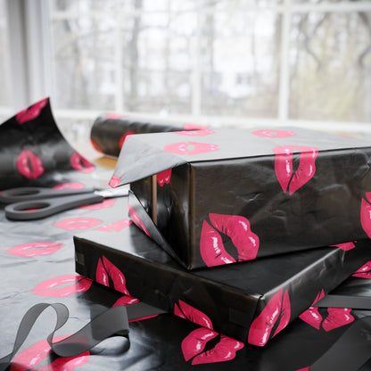 Bold Pink Kiss Wrap