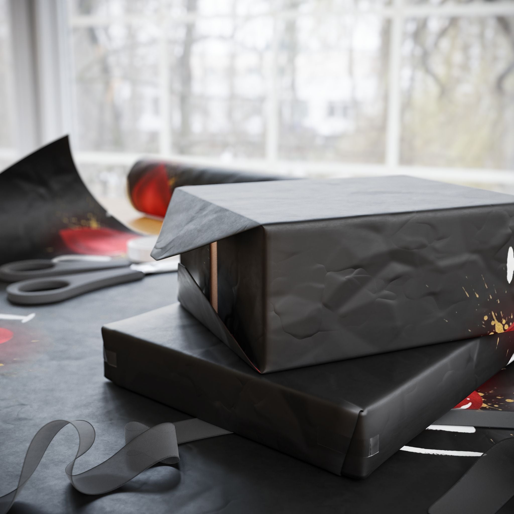 I  U Heart Pattern Wrapping Paper | Romantic Valentine Gift Wrap