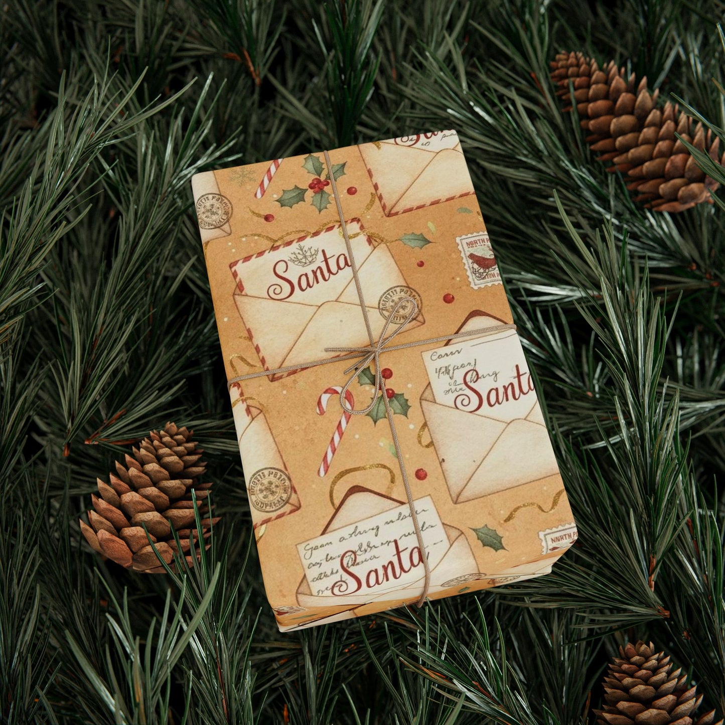 Santa Letter Wrapping Paper