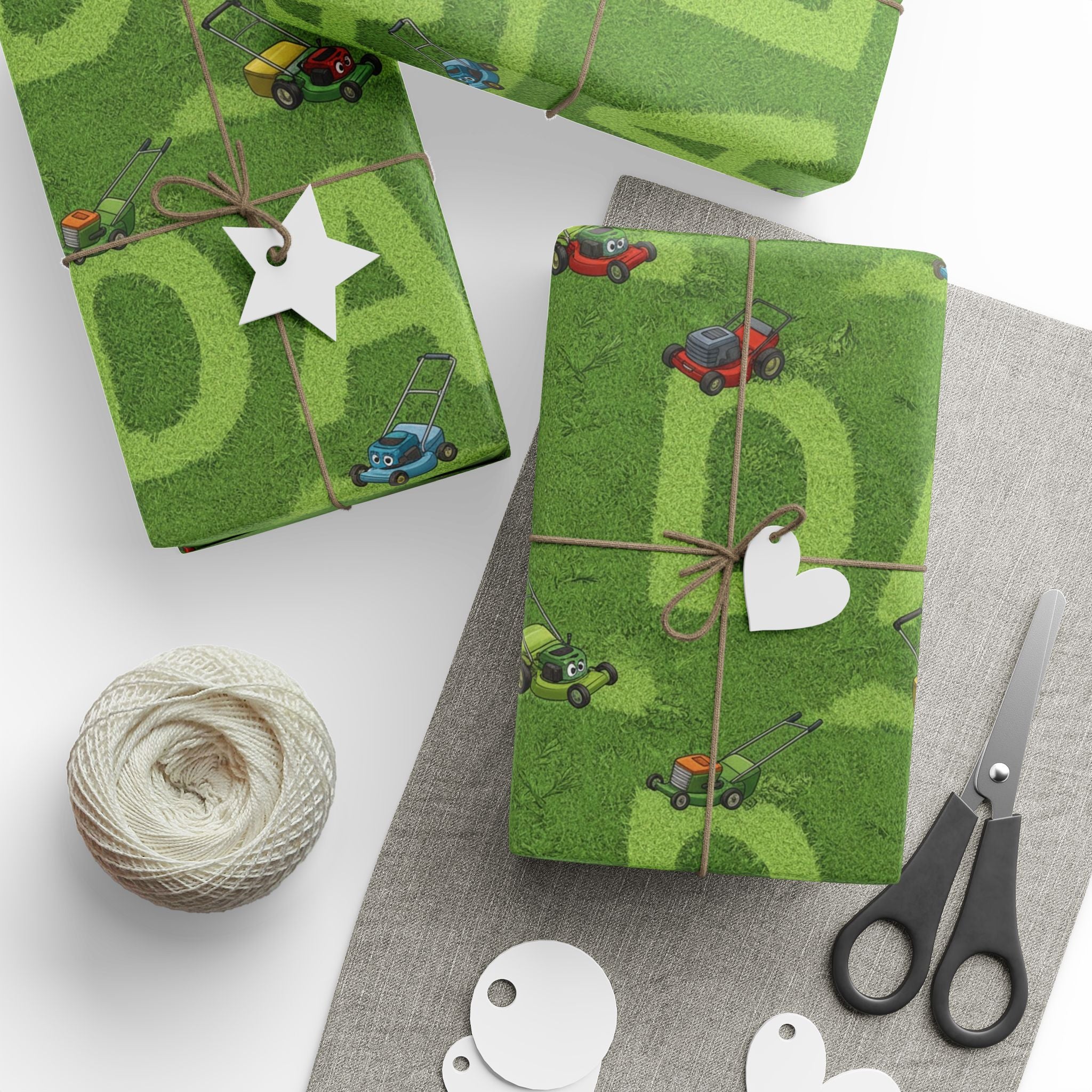 Fathers Day Mowing Wrapping Paper | Father's Day