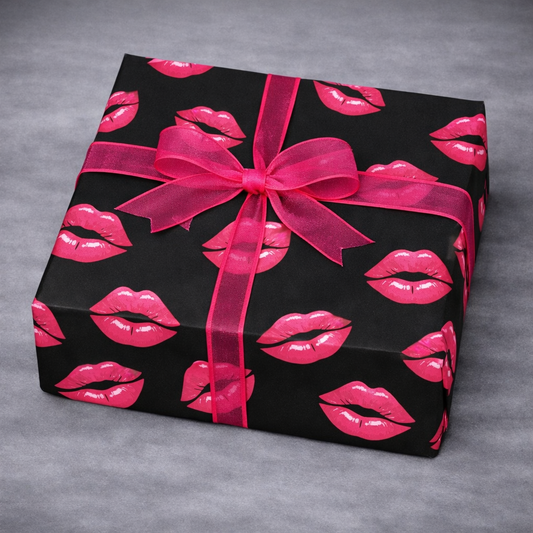 Bold Pink Kiss Wrap