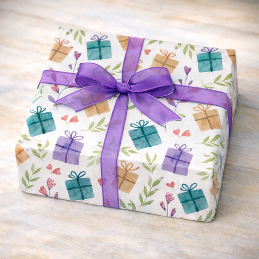 Watercolor Gift Wrap