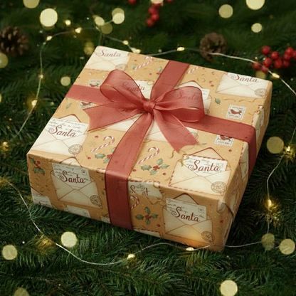 Santa Letter Wrapping Paper