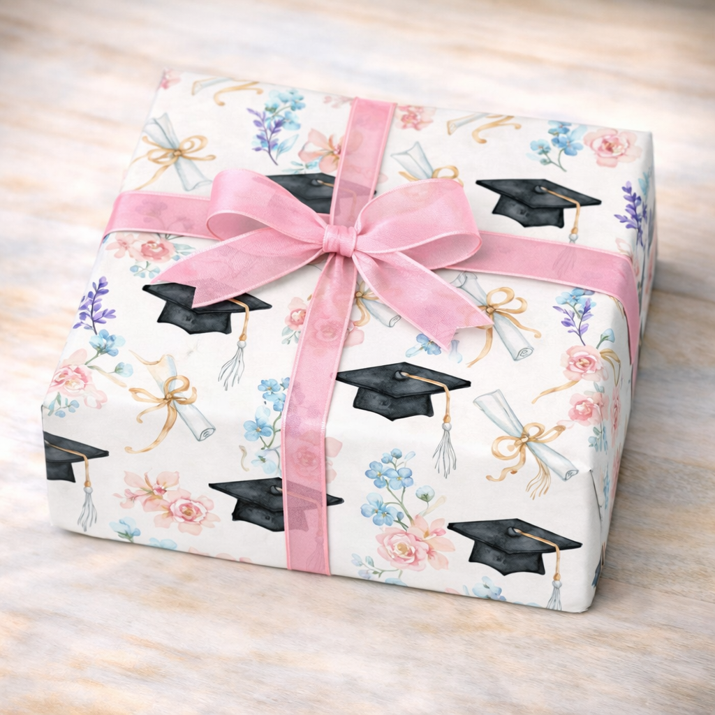 Floral Grad Cap