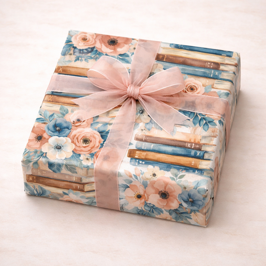 Watercolor Vintage Books